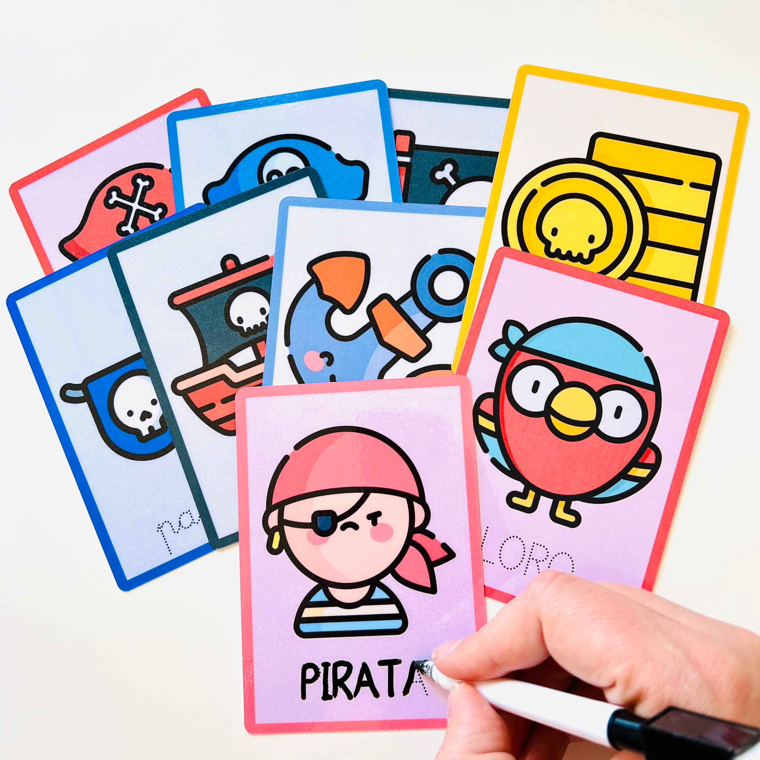 Flashcards "Los piratas"