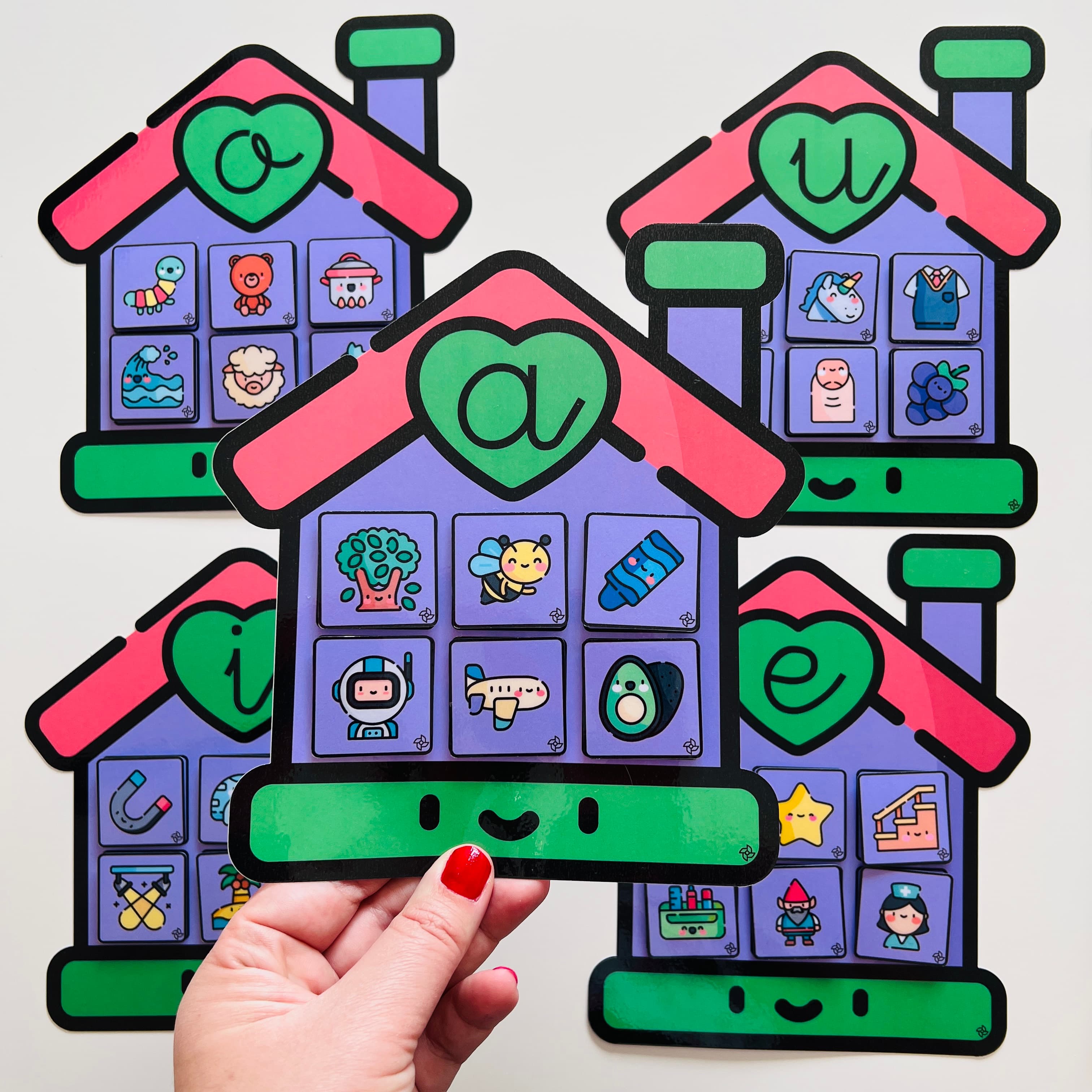 Casitas de las vocales