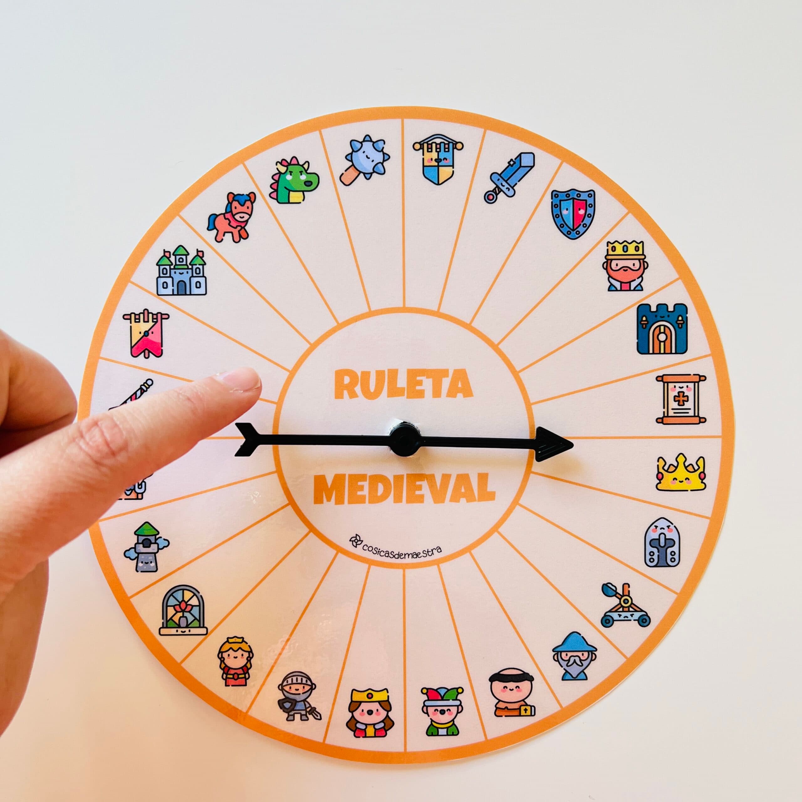 Mini ruleta medieval