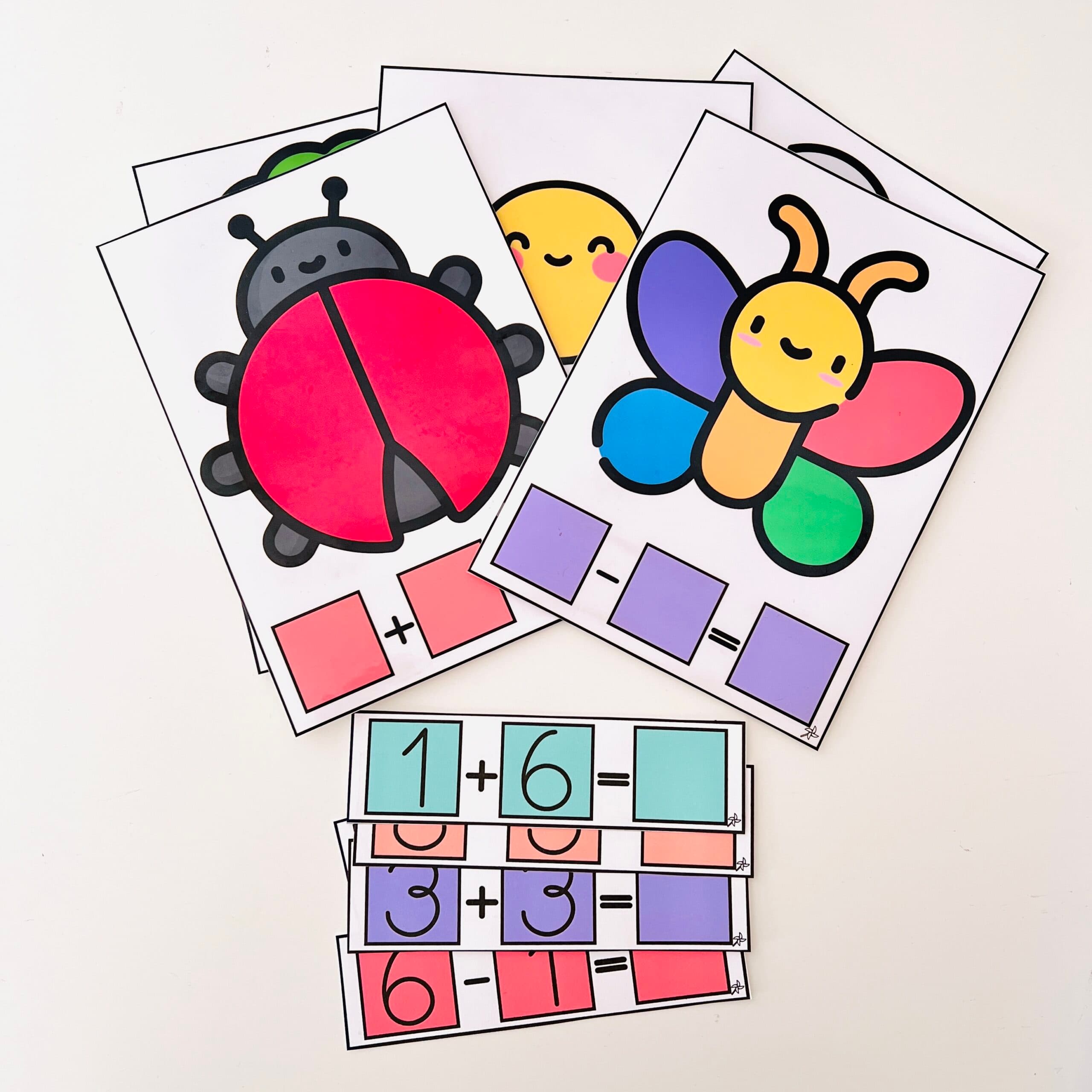 Sumas y restas primaverales